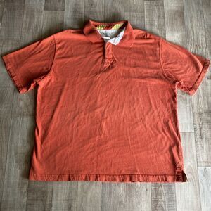No Boundaries Xl Mens Shirt 100 Percent Cotton Orange 46/48 Made In Pakistan